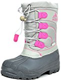 ARCTIV8 KNORTH New Casual Everyday Little Kid/Big Kid Fur Insole Lace/Zip Up Padded Ankle Hiking Outdoor Boots GREY-PINK SIZE 10